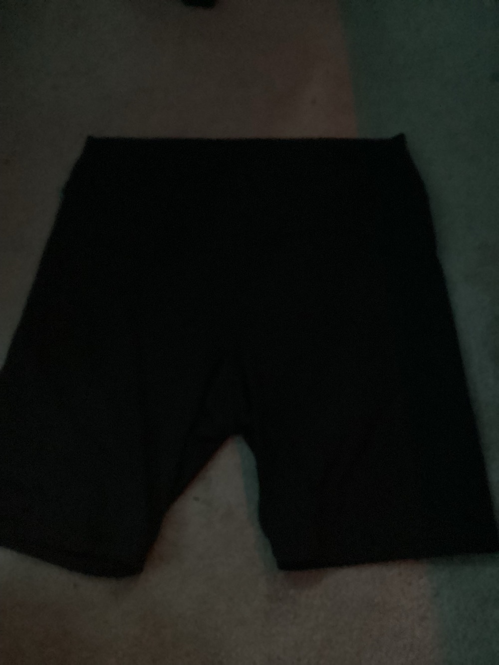 Black biker shorts